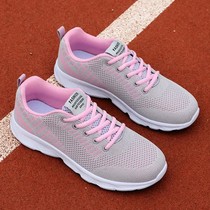 Fashion Womens Running Sneakers High Quality Comfortable Lightweight Casual Shoe Non Slip Breathable Mesh Sports Shoes for Woman