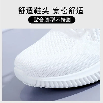 Casual Flats for Women: Breathable Mesh and Soft Sole, Comfortable Breathable Mesh Shoes
