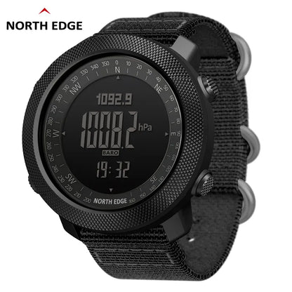 Reloj deportivo Digital para hombre, horas para correr, nadar, relojes militares del ejército, altímetro, barómetro, brújula, resistente al agua, 50m